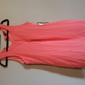 Womens coral pink sundress